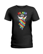 Ah men Ladies T-Shirt tile