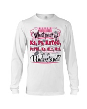 Funny knitting mug Long Sleeve Tee tile