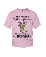 Not fragile Horse lovers Youth T-Shirt tile