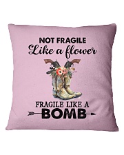 Not fragile Horse lovers Square Pillowcase tile