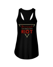 Stone wall LGBT Ladies Flowy Tank tile
