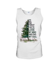 And into the forest I go Camping Unisex Tank tile