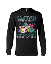 Crocheting makes you thin Long Sleeve Tee tile
