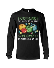 I crochet people Long Sleeve Tee tile