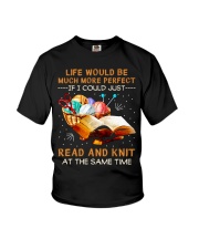Just read and knit Life perfect Youth T-Shirt tile