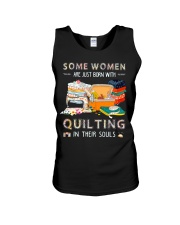 Are Just Born With Quilt Unisex Tank tile