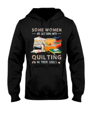 Are Just Born With Quilt Hooded Sweatshirt tile