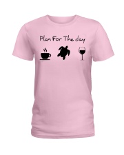 Turtle Plan for the day Ladies T-Shirt tile