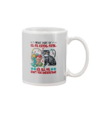 Funny knitting Mug tile