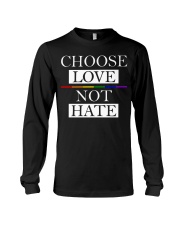 LGBT choose love not hate Long Sleeve Tee tile