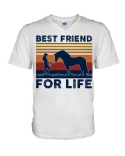 Best friend for life V-Neck T-Shirt tile