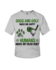 Golf make me happy Youth T-Shirt tile
