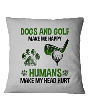 Golf make me happy Square Pillowcase tile