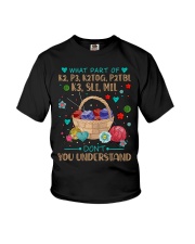 Funny knitting Youth T-Shirt tile