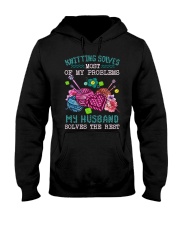 Knitting solves most of my problems Hooded Sweatshirt tile