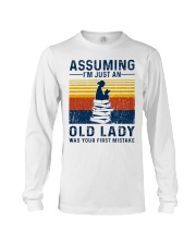 Assuming I'm just an old lady Long Sleeve Tee tile
