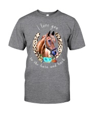 I love you to the barn and back Classic T-Shirt front