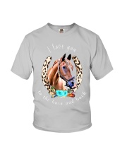I love you to the barn and back Youth T-Shirt tile