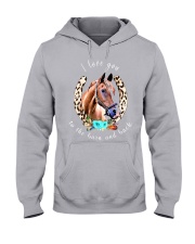 I love you to the barn and back Hooded Sweatshirt tile