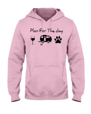 Plan for the day Camping Hooded Sweatshirt tile