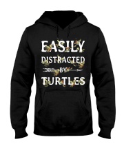 Easily distracted by turtles Hooded Sweatshirt tile