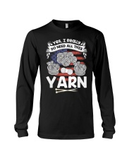 Best knitting gift is for you Long Sleeve Tee tile