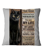 I'm your black cat Square Pillowcase tile