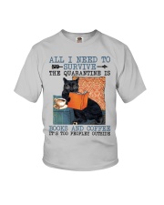 All I need to survive is books Youth T-Shirt tile