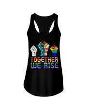 Together we rise LGBT Ladies Flowy Tank tile