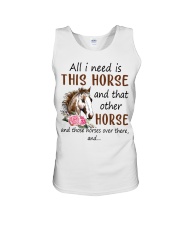 I need these horses Unisex Tank tile