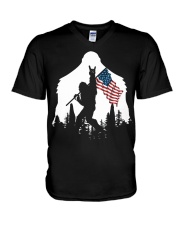 Best gift for camping lovers V-Neck T-Shirt tile