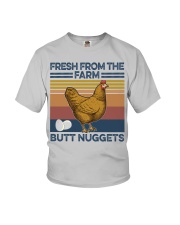 Butt nuggets Chicken Youth T-Shirt tile