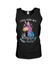You are my happy place Unisex Tank tile