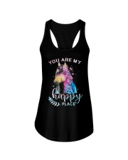 You are my happy place Ladies Flowy Tank tile