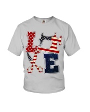 Love Independence Day Shirt Youth T-Shirt tile