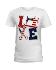 Love Independence Day Shirt Ladies T-Shirt tile