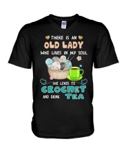 Best summer gift for crochet lovers V-Neck T-Shirt tile