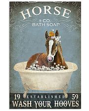 Horse and co bath soap 11x17 Poster front