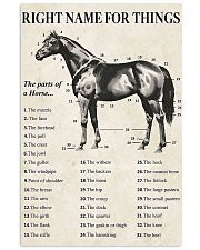 Right name for things Horse lover 11x17 Poster front