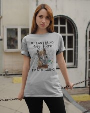 If I can't bring my horse I'm not going Classic T-Shirt apparel-classic-tshirt-lifestyle-19