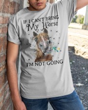 If I can't bring my horse I'm not going Classic T-Shirt apparel-classic-tshirt-lifestyle-27