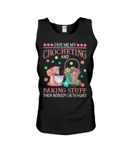Give me my crocheting Unisex Tank tile