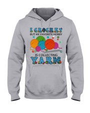 I crochet but my favorite hobby Hooded Sweatshirt tile