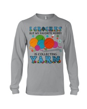I crochet but my favorite hobby Long Sleeve Tee tile