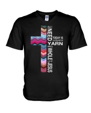 Best Gift For Crochet Lovers V-Neck T-Shirt tile