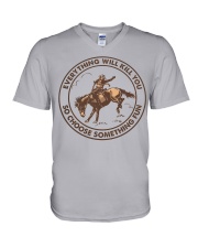 Choose something fun Horse lovers V-Neck T-Shirt tile