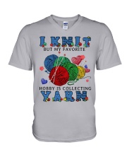 Best Knitting Design Is Only For You V-Neck T-Shirt tile