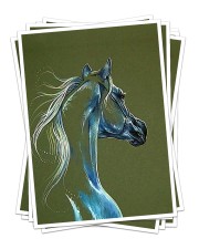 Best gift for horse lovers Sticker tile