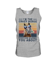 I'm the crazy horse Unisex Tank tile