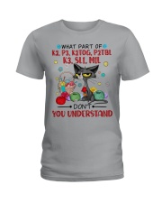 Funny knitting Ladies T-Shirt tile
